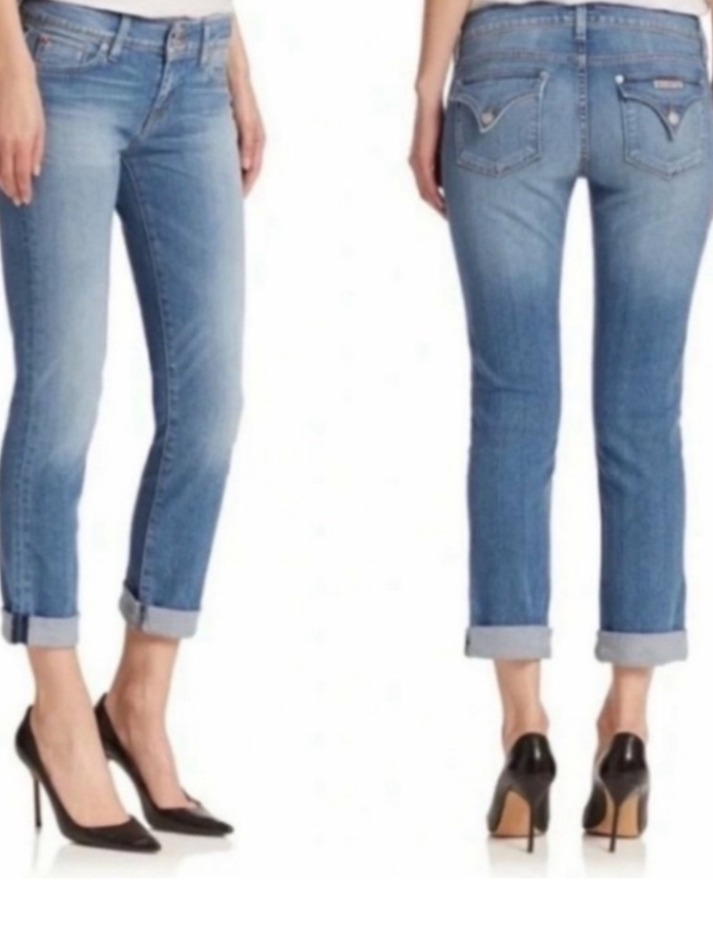 NWT Hudson Jeans Ankle Ginny Straight w/Cuff in Mulholland Size 31